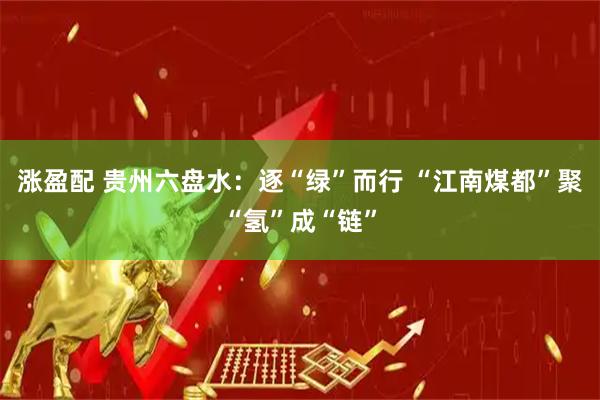 涨盈配 贵州六盘水：逐“绿”而行 “江南煤都”聚“氢”成“链”