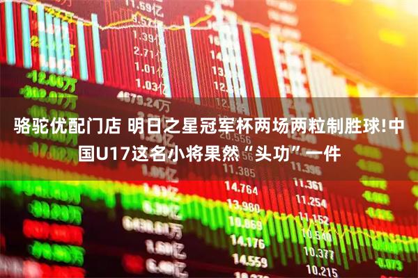 骆驼优配门店 明日之星冠军杯两场两粒制胜球!中国U17这名小将果然“头功”一件